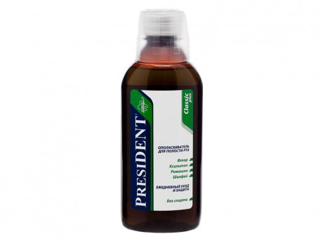 Ополаскиватель PresiDENT Classic plus 250 мл (PresiDENT)